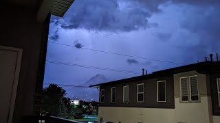 Utah (Millcreek) Lightning Storm 08/03/2023 midnight