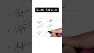 G letter signature style #shorts #viral #signature