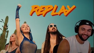 (REACCIÓN) KENIA OS X STEVE AOKI - REPLAY