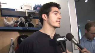 Apr 13 2010 Brian Boyle, Michael Del Zotto on the 2009-10 Season