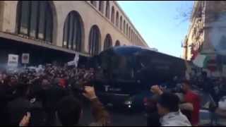 Ss Lazio, invasione biancoceleste alla stazione Termini