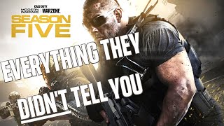 EVERYTHING in SEASON 5 WARZONE That You Don't Know - CoD Season 5 NEW STUFF - CoD S5