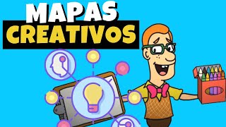 Como Hacer MAPAS MENTALES CREATIVOS - (Te enseño PASO a PASO) 👣👣👣