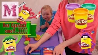 Учимся лепить. Пластилин плей до. Play Doh.