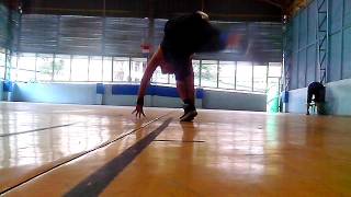 Bboying practice