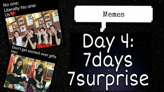 Day 4 : 4 days to go | 7 days 7 surprise | Memes #shorts