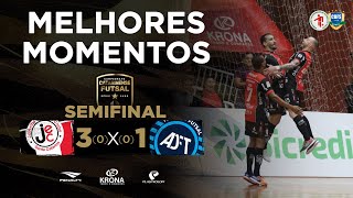 Melhores Momentos | SEMIFINAL | JEC/Kronal 3(0) X (0)1 Tubarão Futsal | Série Ouro 2023