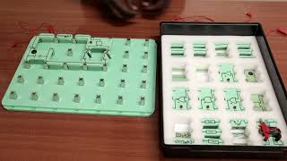 LOGIC GATE DEMONESTRATION FOR AN #AND GATE USING LOCKTRONIC CIRCUIT BOARDS