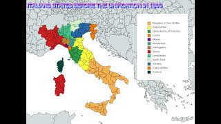 Italians states before the unification in 1800