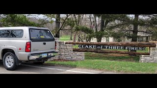 Lake Of Three Fires- Iowa State Park Tour- Truck Camping [Massive Storm]