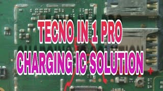 TECNO IN1 PRO CHARGING SOLUTION IC PROBLOM JUMPER.TECNO IN1 PRO CHARGING FOLT KAISE  NIKALE.