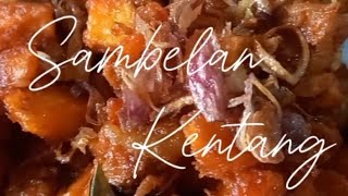 Sambelan kentang praktis pakai tetelan #sambelankentang #baladokentang #sambelkentang