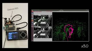 KudanSLAM: Running EuroC dataset on Qualcomm Robotics RB5 - 100% tracking