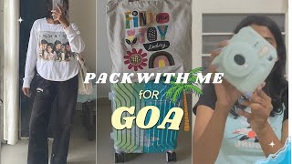 Last Minute Packing for GOA!!🌊🌴Monsoon trip, Essentials, Last minute chaos!