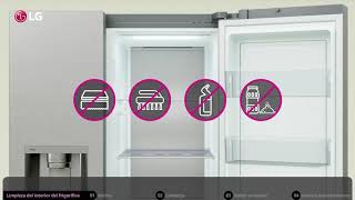 Soporte LG España - Limpiar el interior del Frigorífico Side-by-Side LG