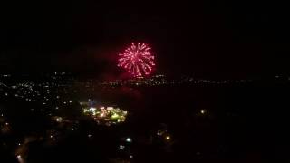 Queen City Days Fireworks 2016 - Yuneec Q500 (Drone) View