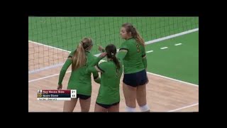 Notre Dame vs New Mexico State Volleyball 2017