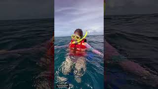 Snorkeling 🤿 in Maldives | Sharma Sisters | Tanya Sharma #tanyasharma #sharmasister #snorkeling