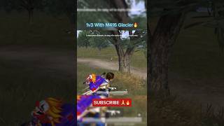 1v3 With M416 Glacier🔥🔥🚀❤️#shorts #battlegroundsmobileindia #bgmishorts #bgmi #ytshorts