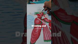 Mahishasur mardini drawing tutorial #youtubeshorts #drawing #shortsviral #maa 🙏🤩