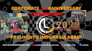 ANIVERSARY 1St PT.LUMINTU INDONESIA ABADI Part #2