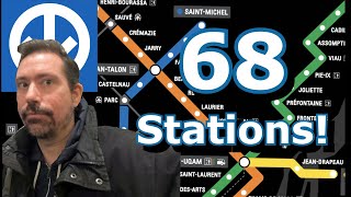 On a fait les 68 stations du MÉTRO de Montréal en 3h18 minutes! #defi #stm #MTL