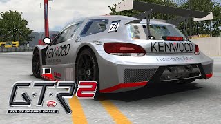 VW Scirocco GC Automobile GC10 in GTR 2 | Denver Street Circuit with X360 Controller