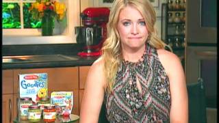 Melissa Joan Hart talks Beech-Nut "A Jar For A Jar" program which benefits Feed The Children