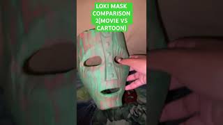 LOKI MASK COMPARISON 2(MOVIE VS CARTOON)