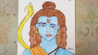 Ramji drawing 🚩/#viral/#shorts/#trending