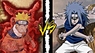 NARUTO GENIN VS SASUKE GENIN - Vale do Fim - Naruro Clash of Ninja revolution 2