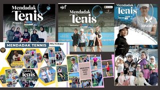 Pertandingan MENDADAK TENNIS RIAU 28 sd 30 Juli 2023 di Kota Pekanbaru Riau  by HAT