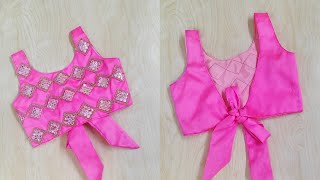 Baby blouse cutting and stitching |  Blouse cutting and stitching for 4-5 year baby |DIY baby blouse