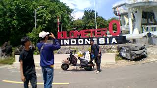 AKSI TURING Anak Vespa Tebing Tinggi Ketika Sampai DI TITIK NOL