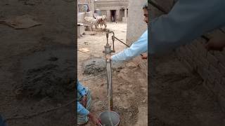 hand pump for poor family ( my real work ) #foryou #handwaterpump #help #waterpump #funny #farming