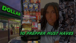 10 ITEMS YOU SHOULD GRAB AT DOLLAR TREE | STOCKPILE🥫| PREPPER PANTRY ✨| #dollartree #prepperpantry