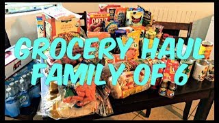 GROCERY HAUL|FAMILY OF 6!