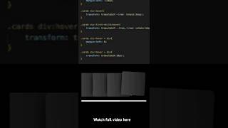 Animating Cards #css #cssanimation