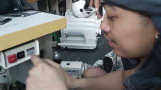 how to adjust control box and reverse, ho shing motor direct drive sewing machine