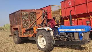 Sugarcane Harvester #sugarcane #harvest