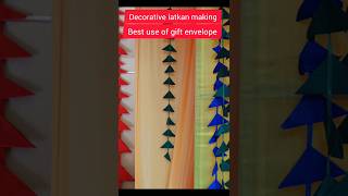 Decorative latkan making//Wall hanging//Best out of waste//Easy//No cost//DIY//Home hacks/Decoration