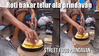 Roti bakar telur ala prindavan India lezat #streetfood #kulinerprindavan #kulinerindia