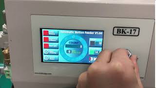 BKS BK17 Button feeder setting of a cycle