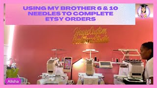 Making Custom Embroidery Shirts with my Brother 6 and 10 Needle Machines | Making Kids Shirts