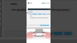 OMAIL provides seamless spell and sentence auto-correction