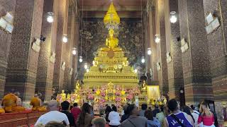 Phra Ubosot Buddhist Monk Chant (วัดโพธิ์ Wat Pho) - Bangkok, Thailand October 2024