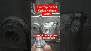 baut tap oli dol kedua kalinya supra 125 #honda #mekanik #supra125 #shorts #feed