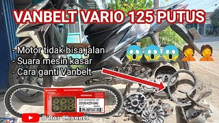 Motor Vario 125 Old Tiba-tiba Mogok Dan Suara Mesin Kasar || Vanbelt Vario 125 Old Putus