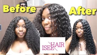 ISEE HAIR WATER WAVE | HAIR REVIEW | WET LOOK