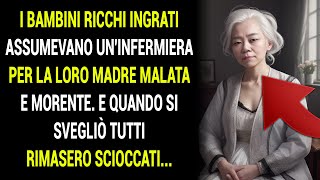 I bambini ricchi ingrati assumevano un'infermiera per la loro madre malata e morente.